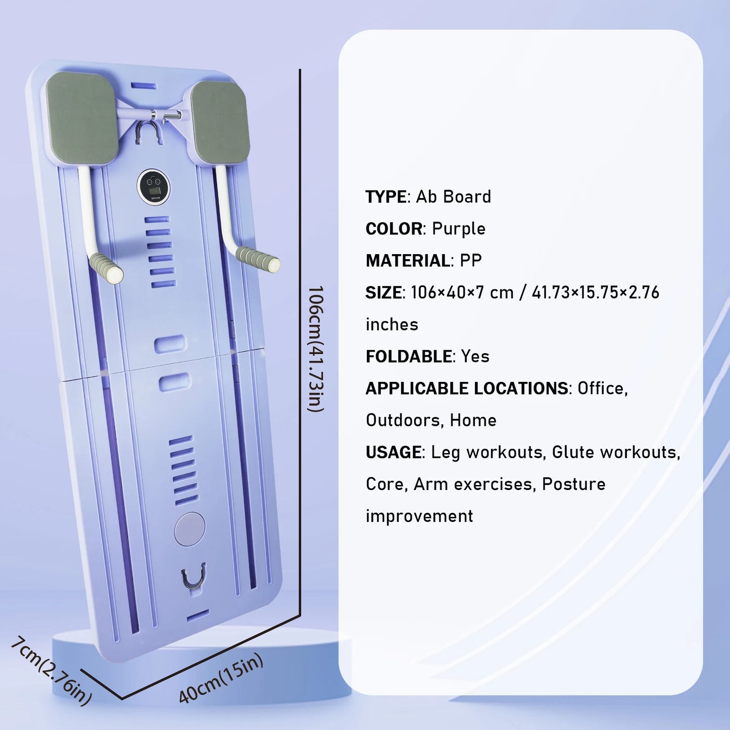 Adjustable Pilates Workout Board™