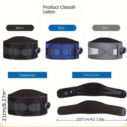 1 Three-Level Heating and Three-Level Massage Belt for Back Pain Relief and Waist Protection, Graphene Cordless Heating Belt for Abdominal and Waist Massage, Heated Belt Gift for Men and Women (Without Mugwort Patches)